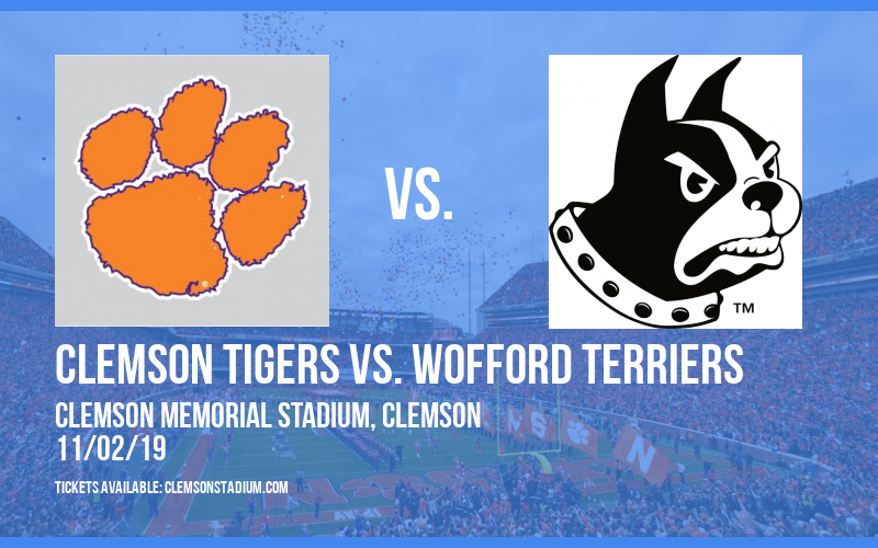 Clemson Tigers vs. Wofford Terriers at Clemson Memorial Stadium