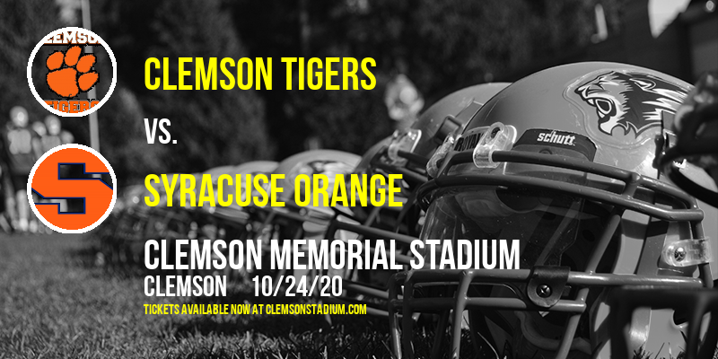 Clemson Tigers vs. Syracuse Orange at Clemson Memorial Stadium