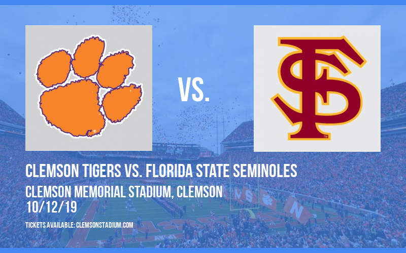 Clemson Tigers vs. Florida State Seminoles at Clemson Memorial Stadium