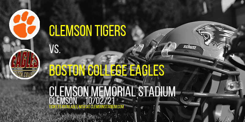 Clemson Tigers vs. Boston College Eagles at Clemson Memorial Stadium tickets Clemson Tigers vs. Boston College Eagles at Clemson Memorial Stadium