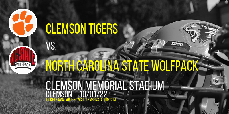 Clemson Tigers vs. North Carolina State Wolfpack at Clemson Memorial Stadium tickets Clemson Tigers vs. North Carolina State Wolfpack at Clemson Memorial Stadium